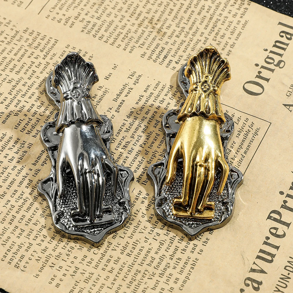 1pc Hand of Wealth Paper Clip Bookmarks Retro Lady Metal Book Mark  Stationery Reading Markers Girl Collect for Book Lover