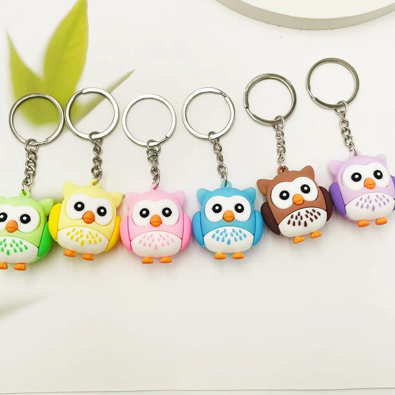 New keychain creative owl cute animal key pendant pendant student gift