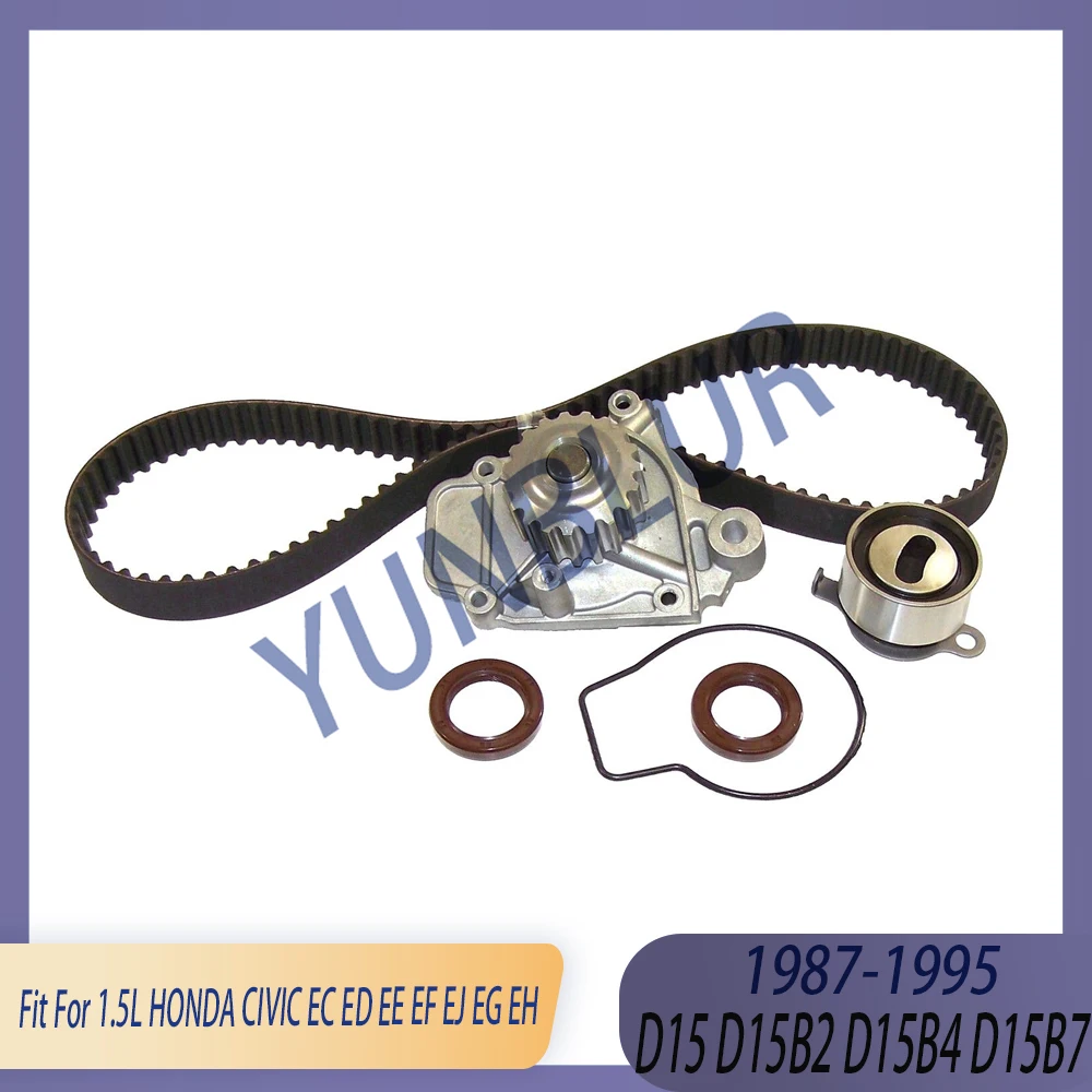 

Engine Parts Timing Belt Water Pump Kit Fit 1.5 L D15 D15B2 D15B4 D15B7 Gas 87-95 For HONDA CIVIC EC ED EE EF EJ EG EH