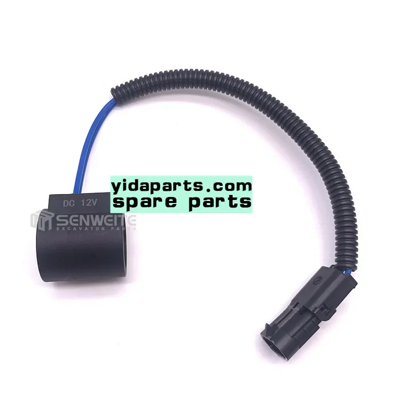 Wholesale of excavator accessories Shanhe Intelligent 50 60 70 80 90 Pilot travel fast and slow solenoid valve coil