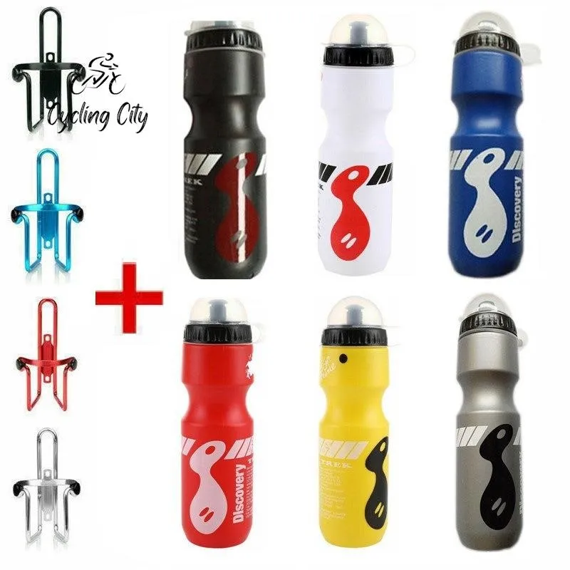 Cycling City Bike Water Bottle Mountain Bike Water Bottle Set Cycling PC Water Bottle Cycling Gear With Bottle Cage And Screws