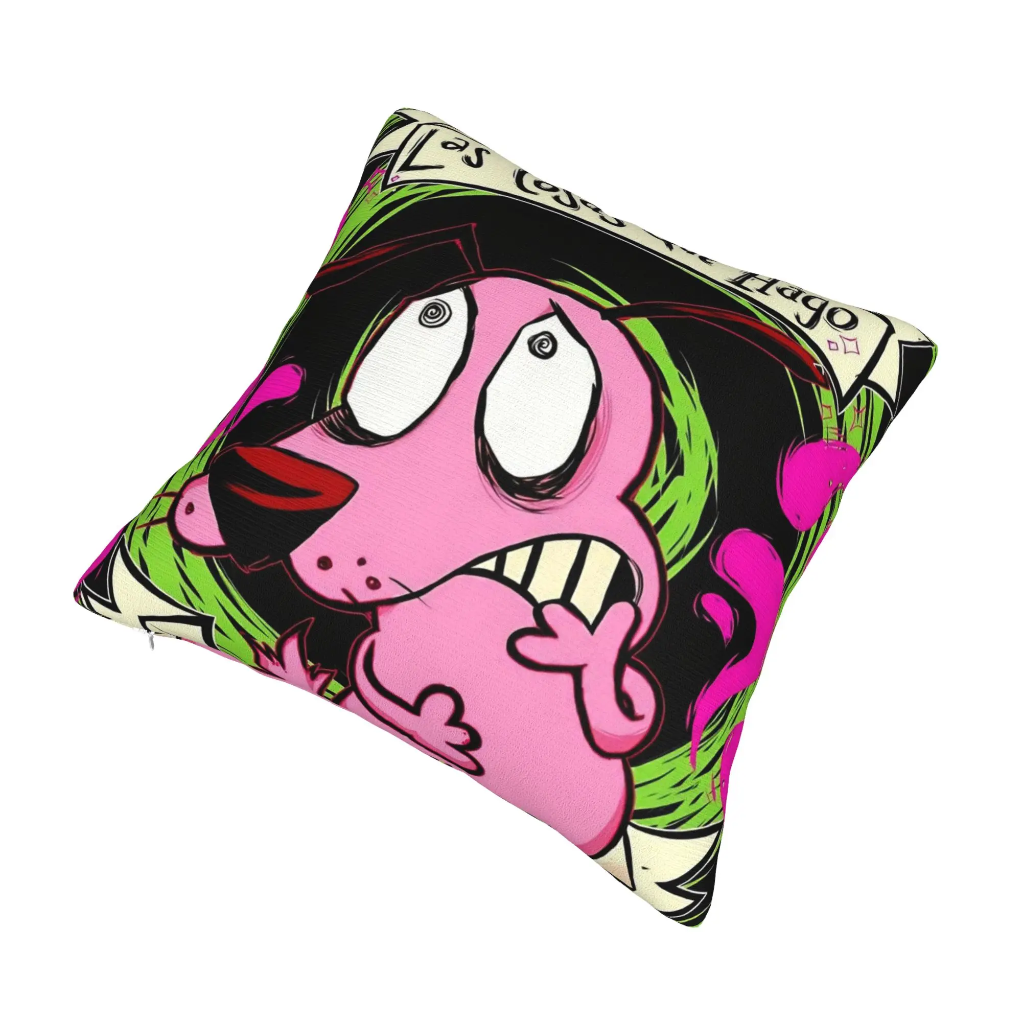Courage the Cowardly Dog-D Pillow Covers Merch Soft Cushion Cover Decorations  Throw Pillow Case Cover Sofa Multi-Size