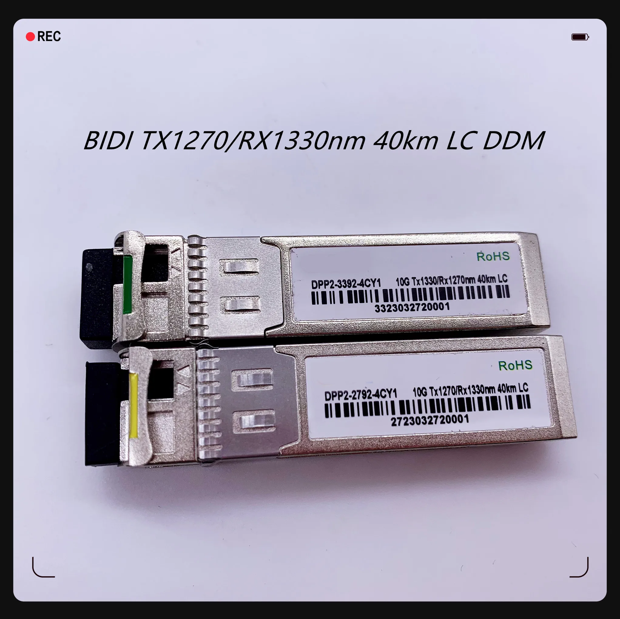 Imagem -04 - Sfp 10km 20km 40km lc Fibra Módulo Simplex Sfp Único Modo Totalmente Compatível com Interruptor Cisco Mikrotik Huawei Par 10g