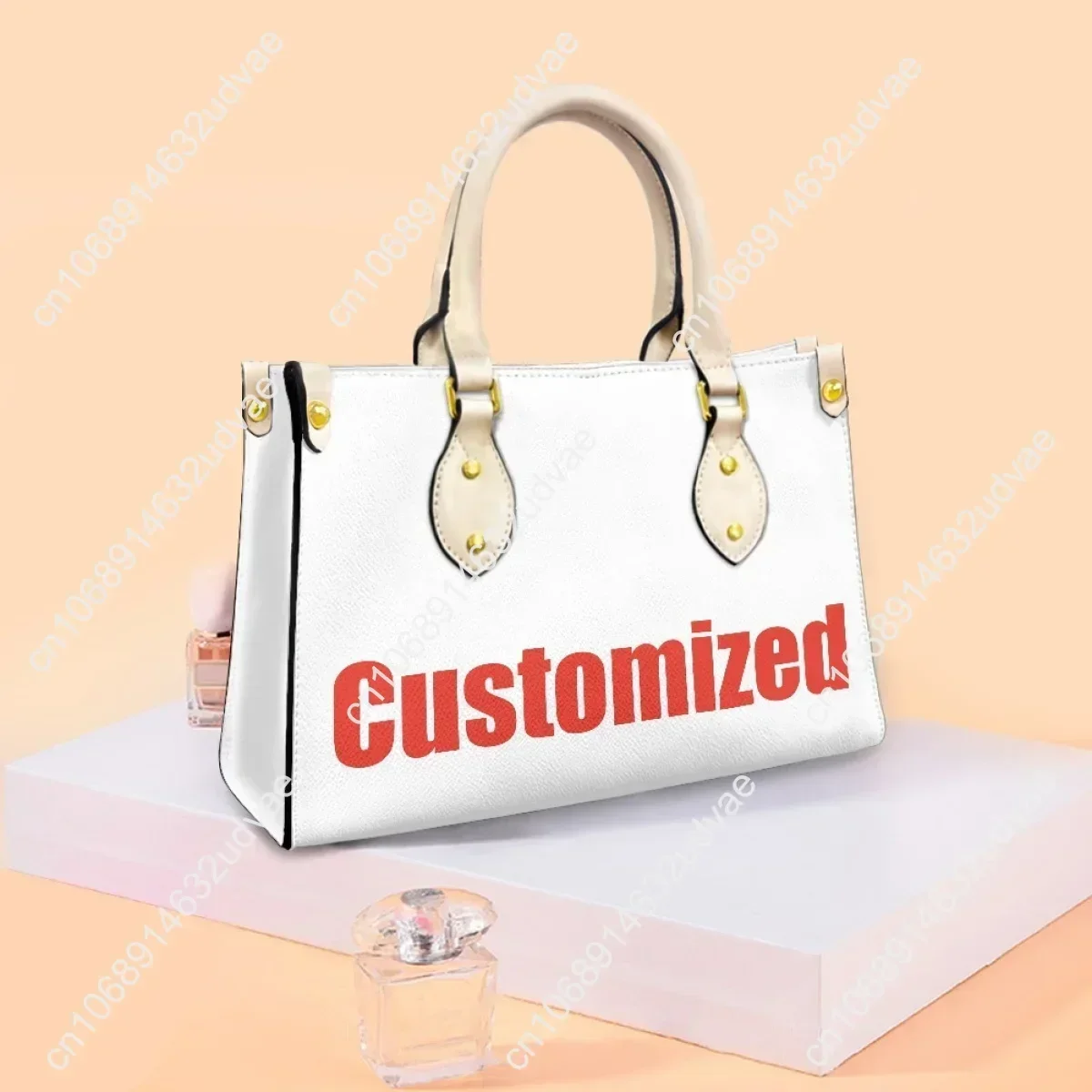 Lady Gaga Tote Bag Purse Womens Mens High Quality Personalized Text Image PU Leather Handbag Commuter Shopping Gift Bags