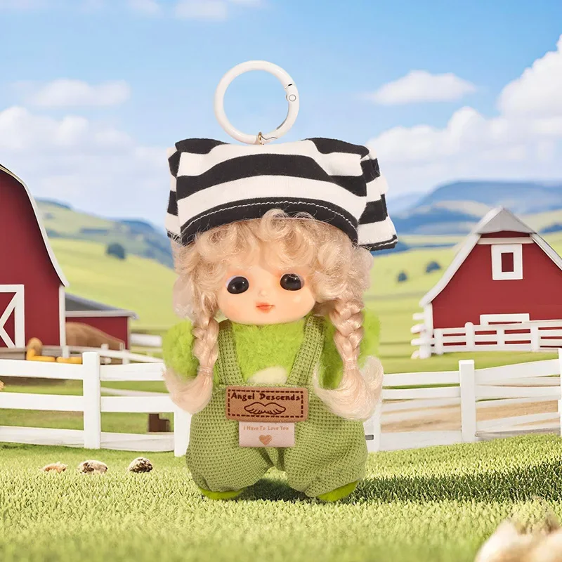 آني بيبي نمط أسبوع الموضة أفخم قلادة صندوق أعمى على ظهره دمية دمية قلادة الزخرفية فتاة هدية عيد ميلاد مجموعة