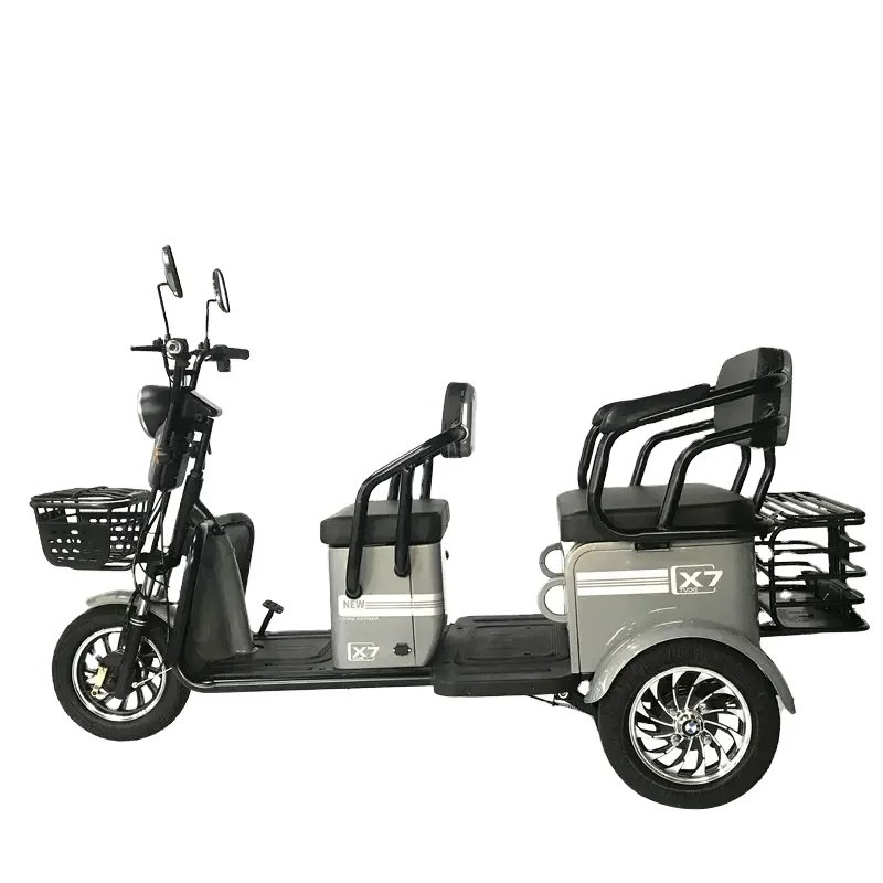 Global Best-seller Big Space Electric Cargo Tricycle Three Wheel Electric Scooter Manned Electric Tricycle