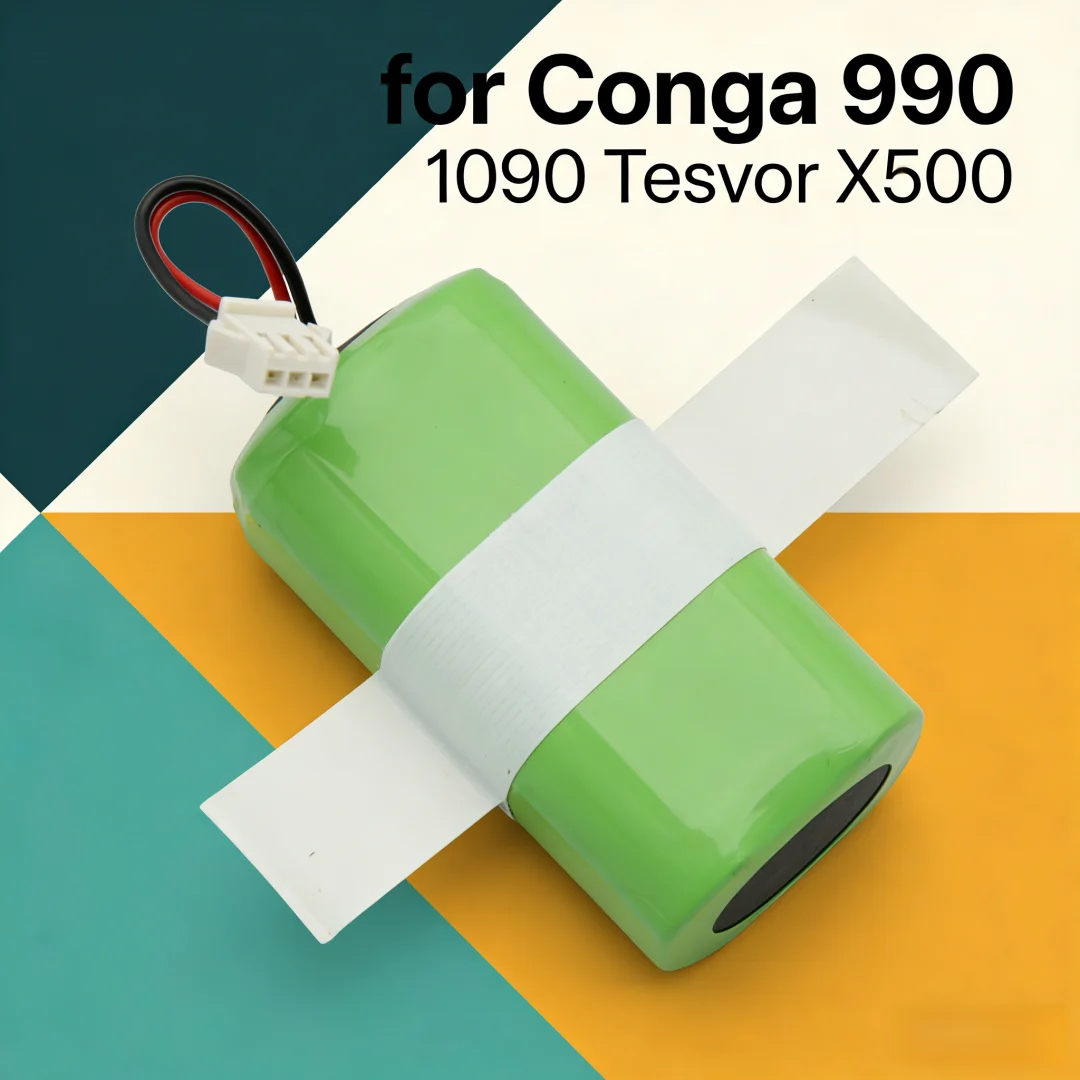 

Сменный аккумулятор Conga 990 1090 Ecovacs Deebot N79S N79, 14,4 В, 2800 мАч для Tesvor X500 Eufy RoboVac 11 11S 30, длительный срок службы