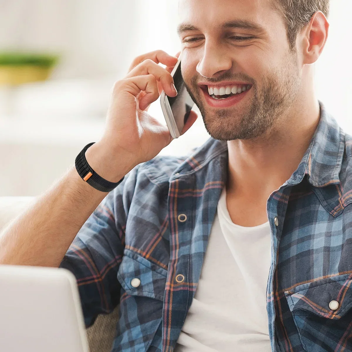 Cinturino in Nylon per Samsung Galaxy Watch cinturino di ricambio Ultra 47mm per Galaxy Ultra 47mm bracciale senza spazi vuoti