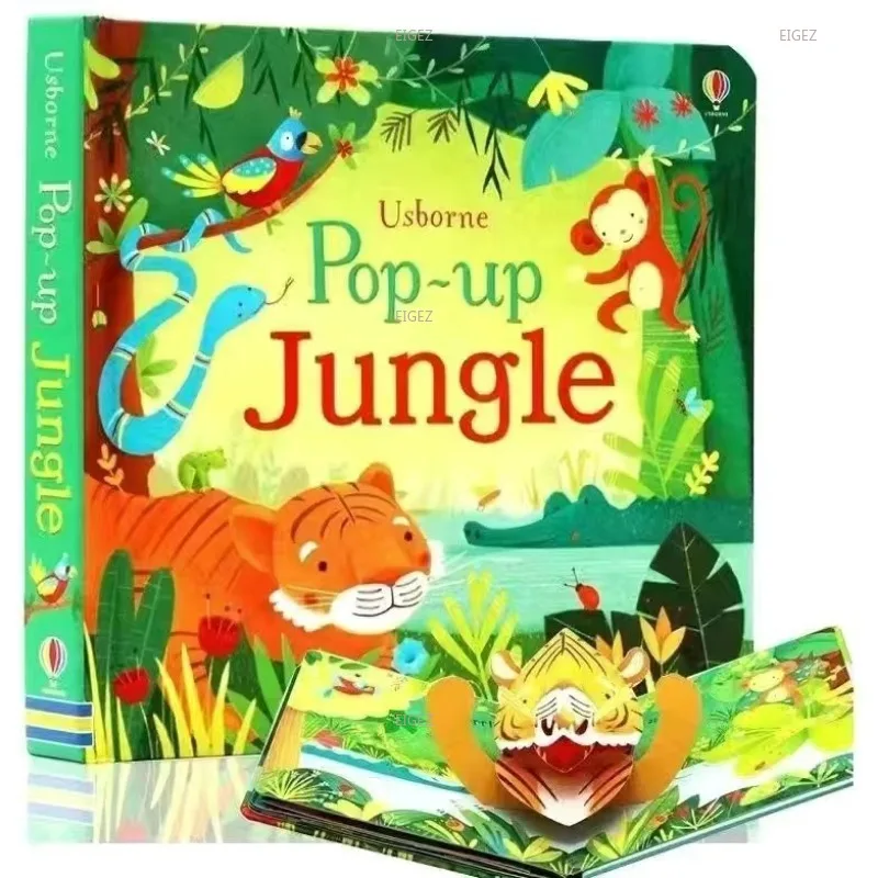 English 3D Book Flipping, Children's Intelligence Development, Parent-child Science Popularization Reading Materials