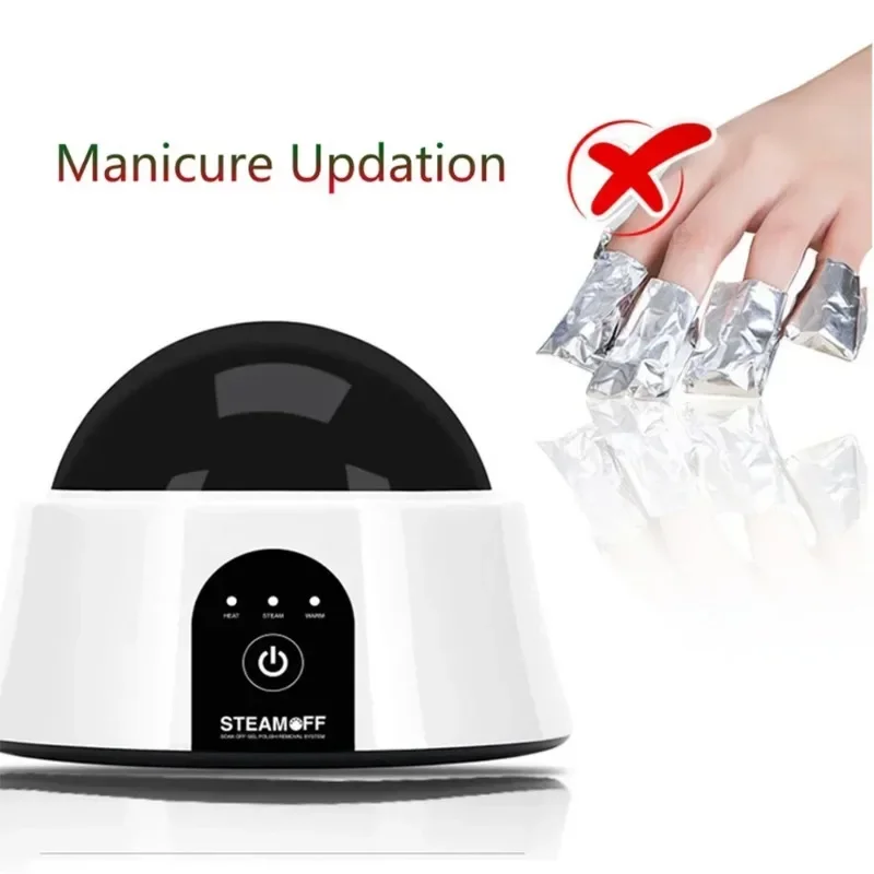 Uv Stoomlak Verwijdering Machine Gel Gel Nagellak Verwijderaar Steamer Verwarming Aceton Draagbare Nail Steamer Nail Salon Tools