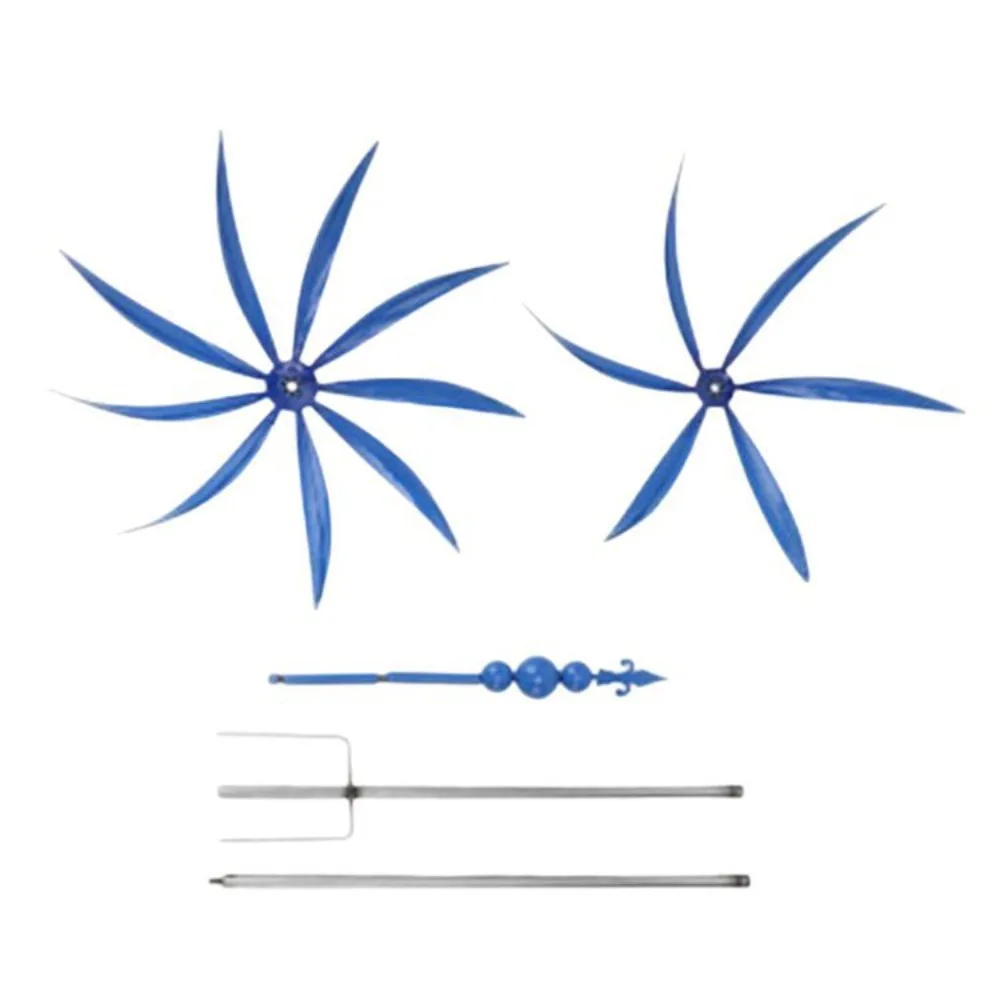 Harlow Wind Spinner Rotator Iron Inground Windmill Garden Harlow Wind Spinner Rotator Home Garden Decoration - Image 5