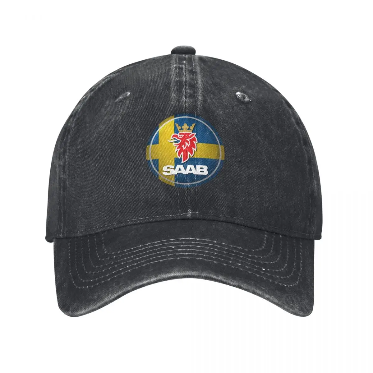 Swedish flag SAAB rondel artwork Baseball Cap Wild Ball Hat Designer Hat Men Golf Wear Women's