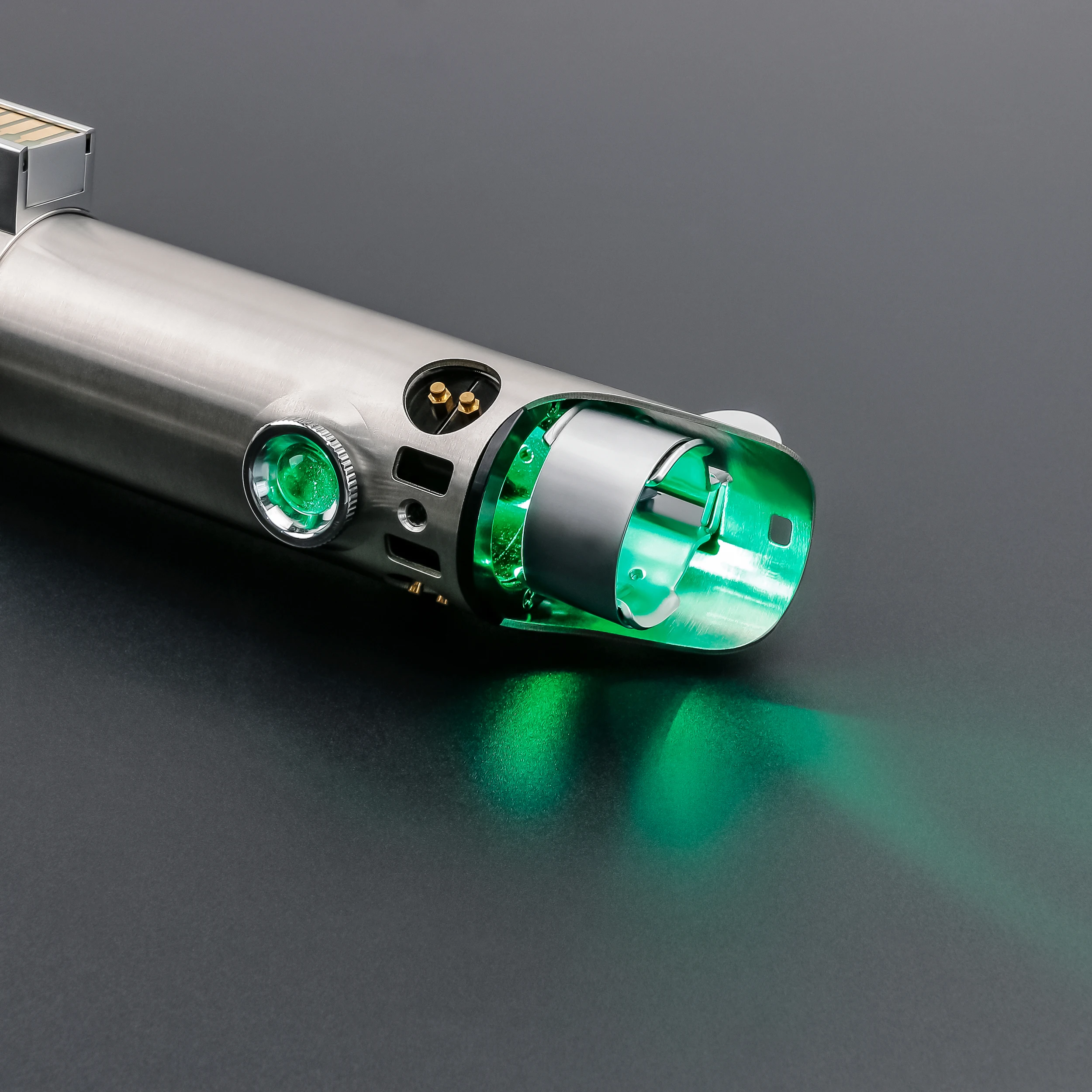 TXQSABER Lightsaber LUKE EP7 Replica RGB Pixel Lasersword Heavy Dueling Metal Handle FOC Blaster Light Sword for Cosplay Toys