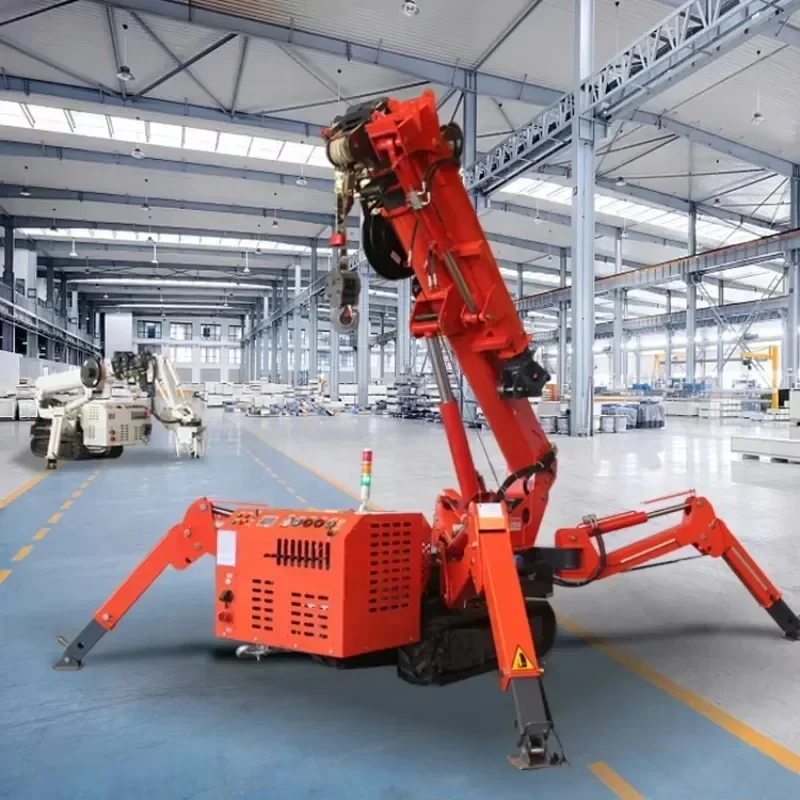 스파이더 크레인 공장 가격 완전 자동 5 섹션 붐 유형 5 톤 신제품 2020 제공 엔진 크레인 3 톤 6500