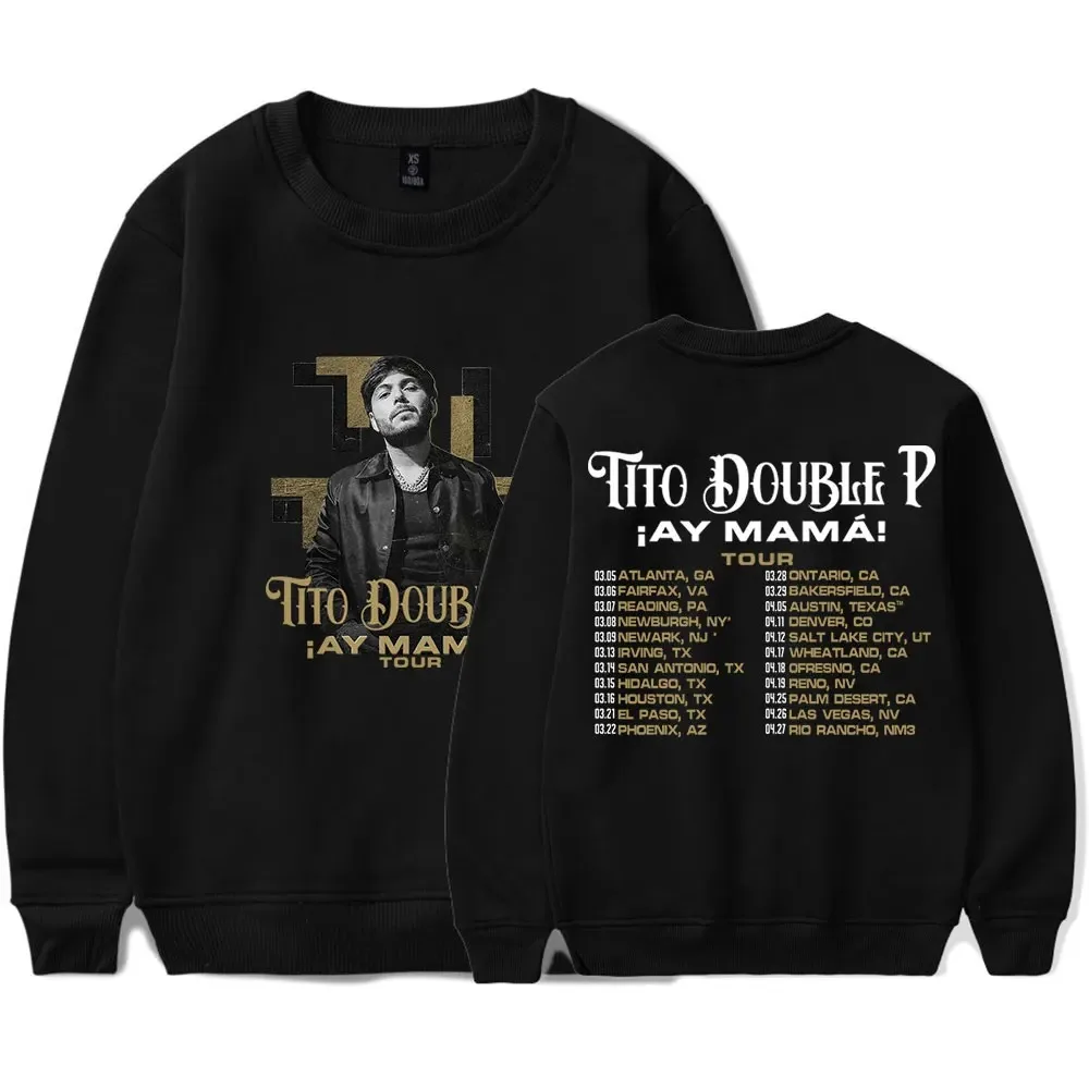

Tito Double P Ay Mama Tour Hoodie Vintage 90s Merch Streetwear Sweatshirt Harajuku Women Outwear Unisex Pullover