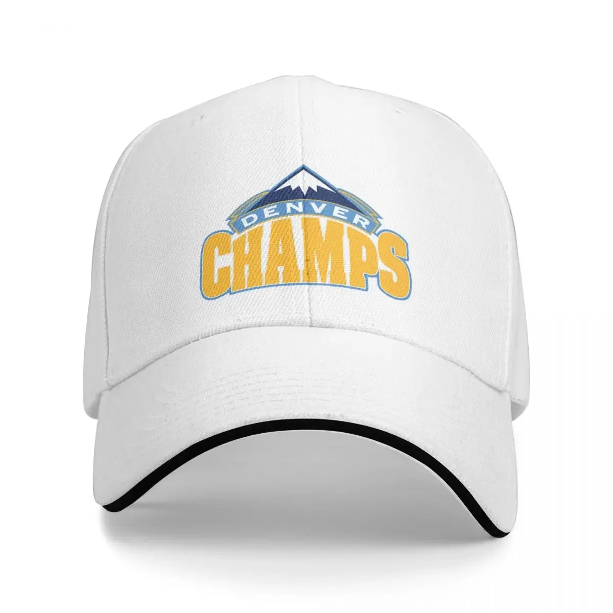 Denver Is Home Of The Champs Cap Casual Baseball Caps Adjustable Hat Summer Unisex Baseball Hats Customizable Polychromatic