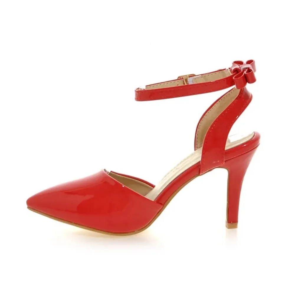 2017 Sapato Feminino Shoes Plus Big Size 34-45 Ladies Shoes Woman Women High Heels Chaussure Femme Pumps Tacon Valentine 05-5