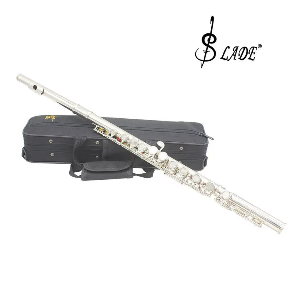 

Durable 16 Hole Cupronickel Tube C Key Flute With Split E Key