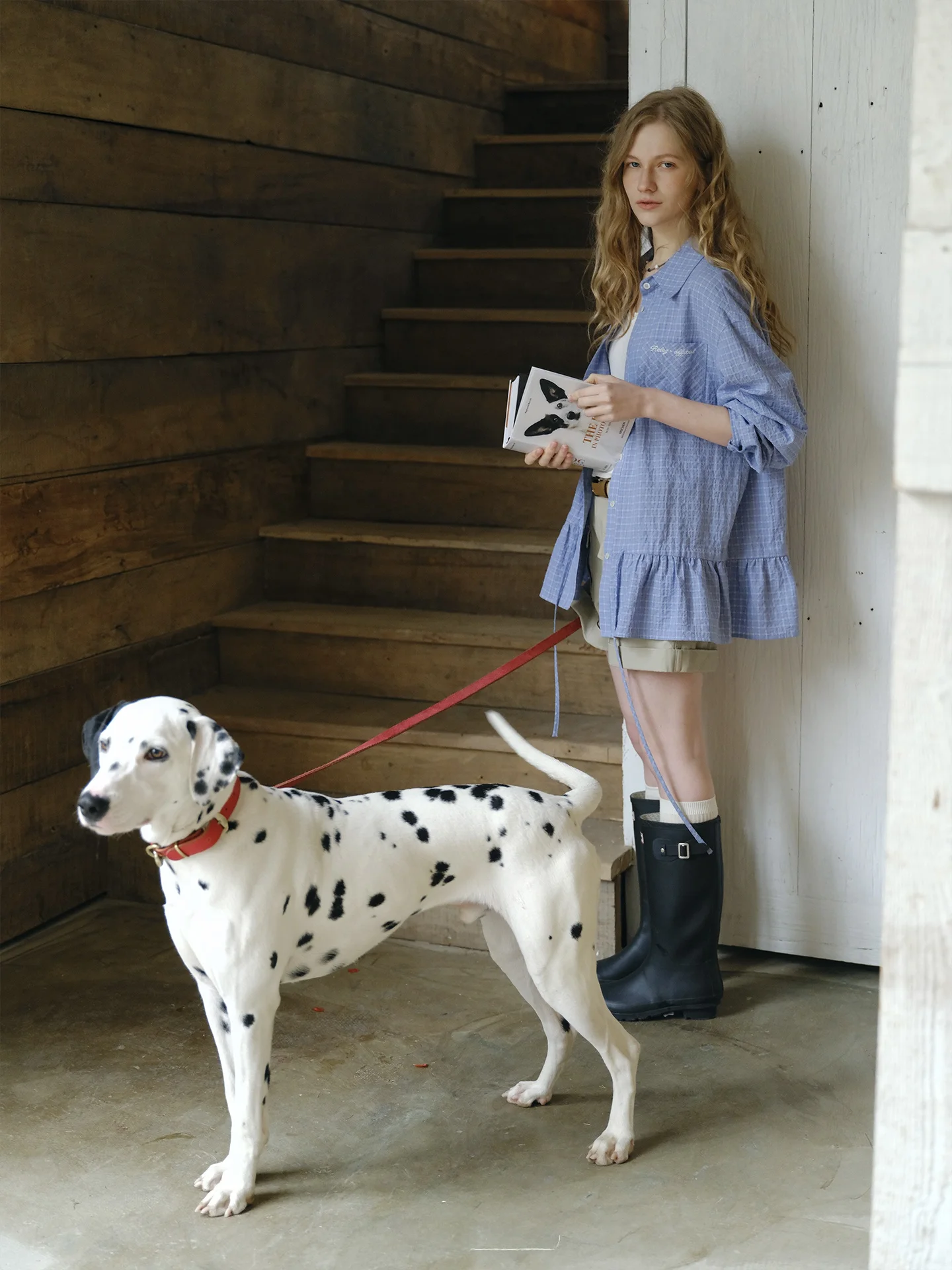 

Relez Long Sleeve Shirt Women's Loose Casual Drawstring Design Sun Protection Cotton Checkered Blouse with Lace Hem