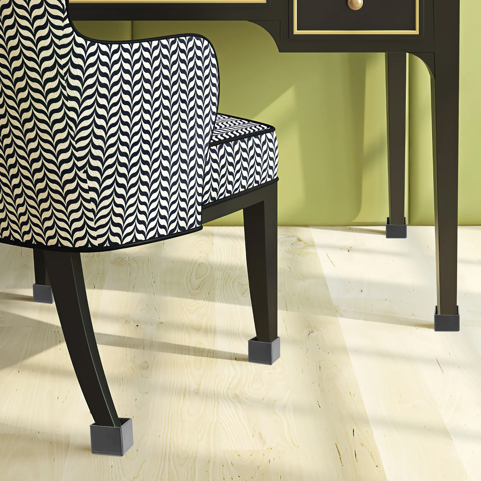 Coussinets de couvre-pieds de chaise, 12 pièces, couvre-pieds de meubles robustes pour canapés, Tables, protection des planchers de bois franc, installation rapide