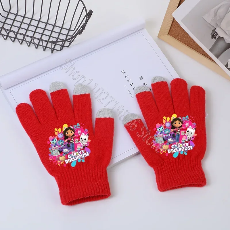 Gabby Dollhouse Guantes Invierno Niños - close-up view