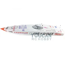 G26IP1 ARTR Gasoline 26CC-Clutch Engine RC Racing Boat Deep-V Shaft Rudder White TH02721