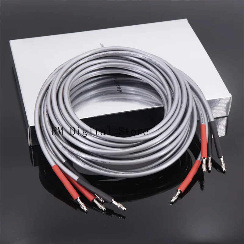 

High quality hifi speaker cable banana plug audio cable Audio line