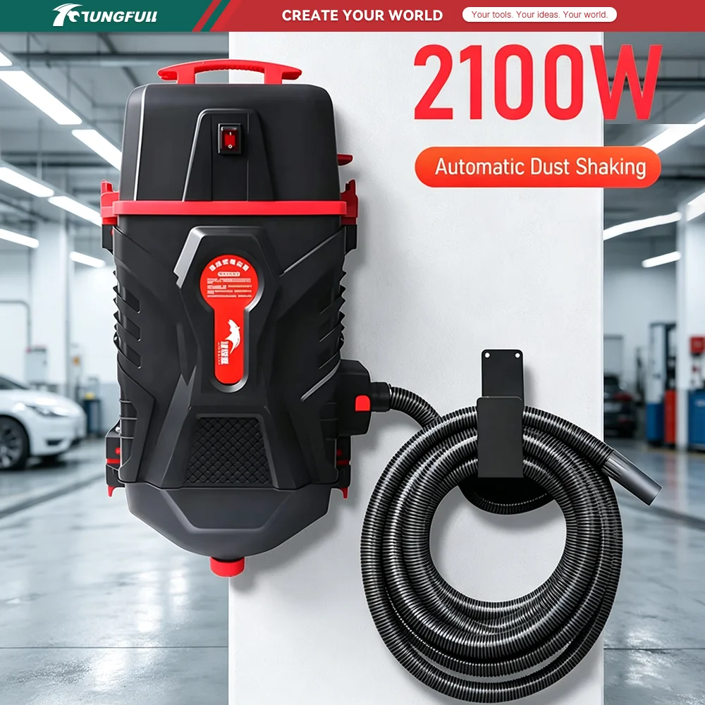 Wet Dry Vacuum Shop - Wandmontage autostofzuiger 2100W Auto Beauty Shop