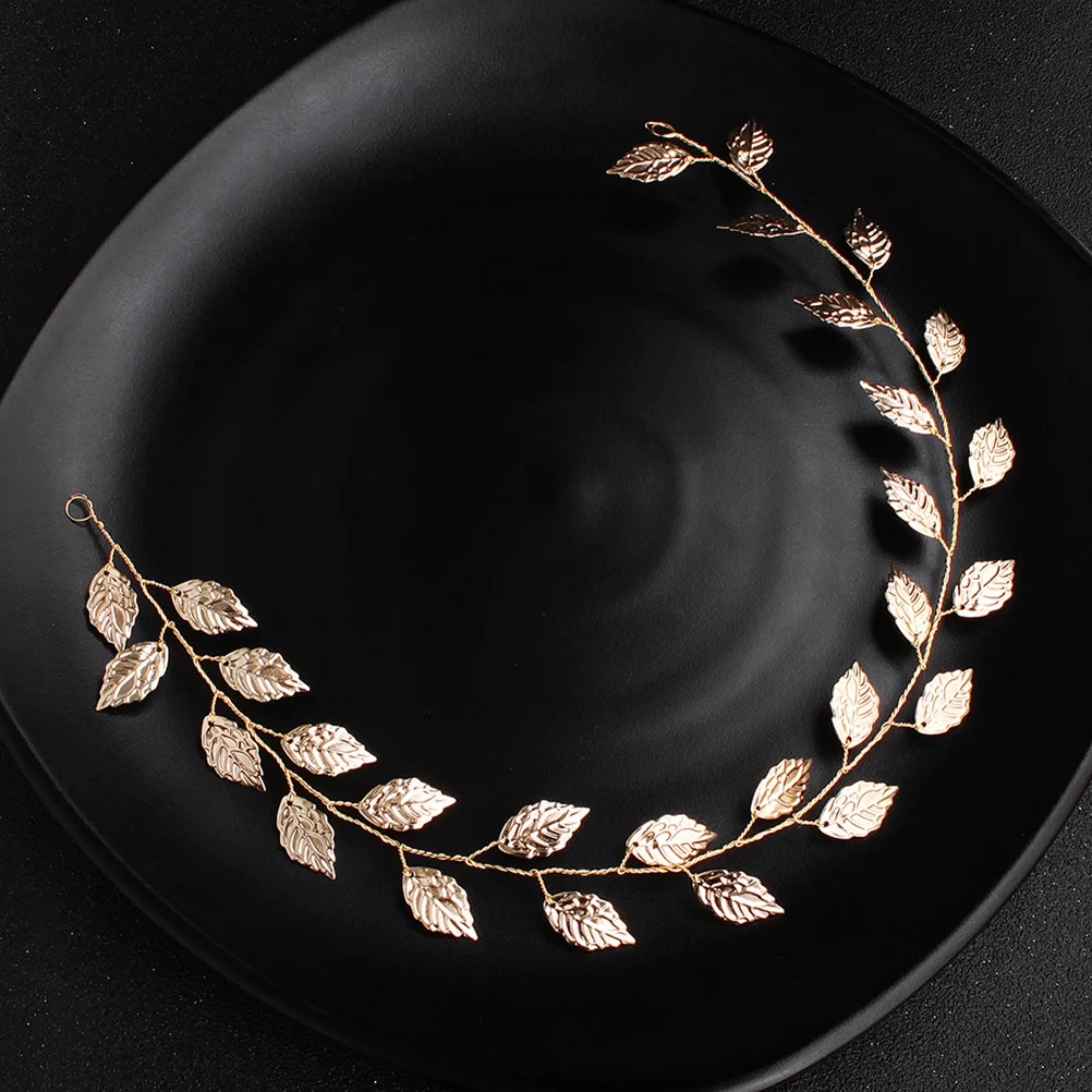 

1Pcs Bride Headwear Exquisite Handcrafted Leaf Design Bridal Headpiece for Wedding Party Dance Engagement Ceremony