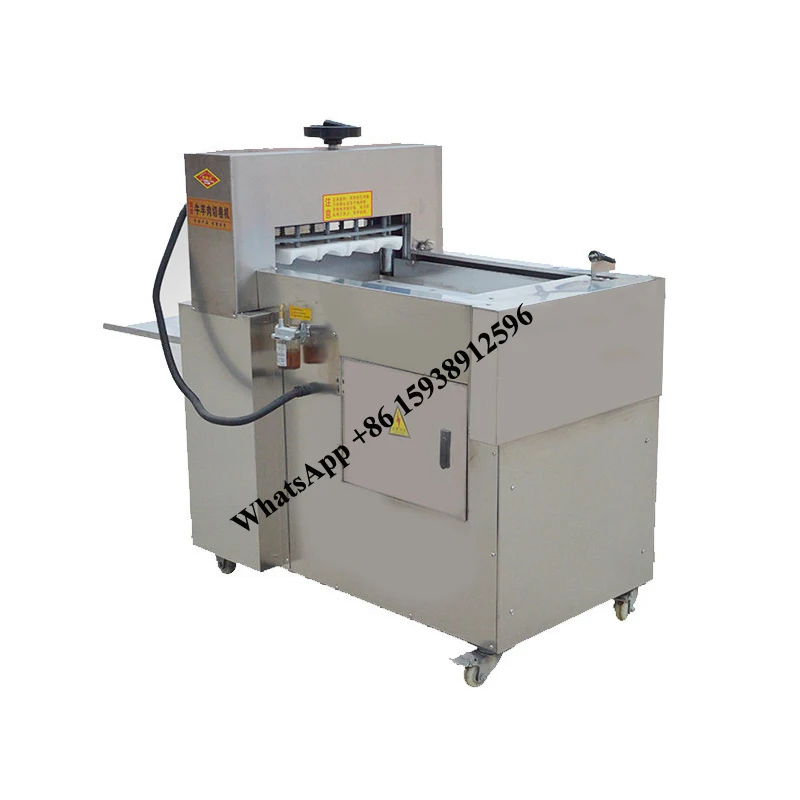 Frozen Meat Four Roll Slicer Pork Cutter CNC Commercial Beef Mutton Cutting Cake Slice Machine