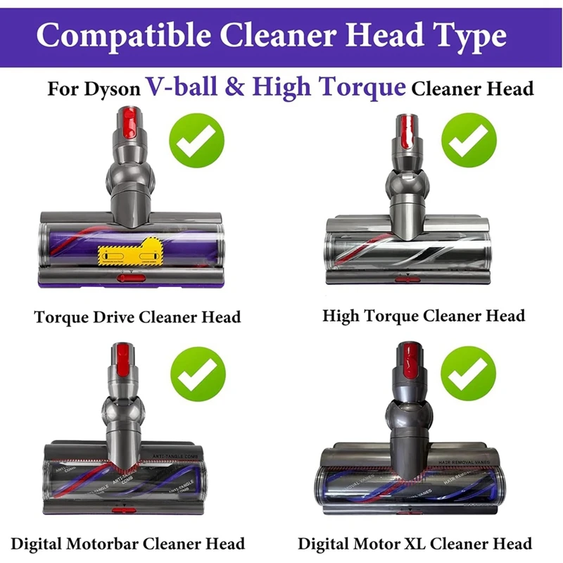 Pieza de repuesto del conector del cabezal del limpiador JDZD-100W para Dyson V10 V11 V15 G5 aspiradora v-ball y cabezal limpiador de alto par