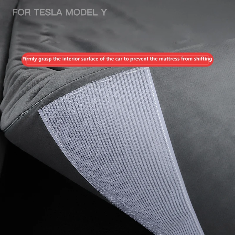 Per Tesla Model Y PVC 2017-2023 materasso ad aria gonfiabile campeggio all\'aperto gonfiabile speciale tessuto scamosciato letto da viaggio per auto