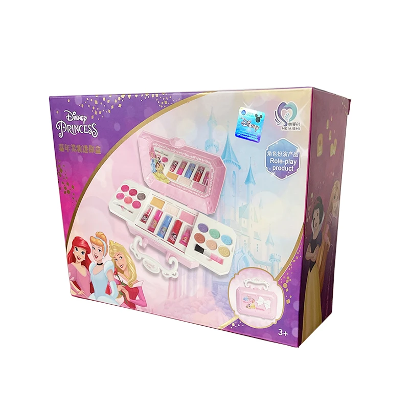 Disney new girls frozen 2 princess elsa anna Cosmetics Beauty Set Toy with box kids princess Fashion Toys Play House Gift