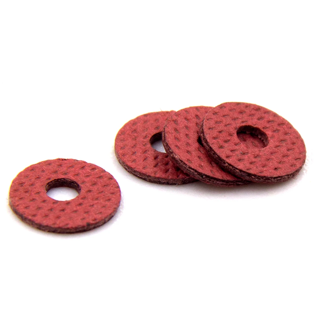 20/50pcs M3 M4 Red Steel Paper Insulating Flat Washer Insulation Plain Gasket Pad Ring Spacer