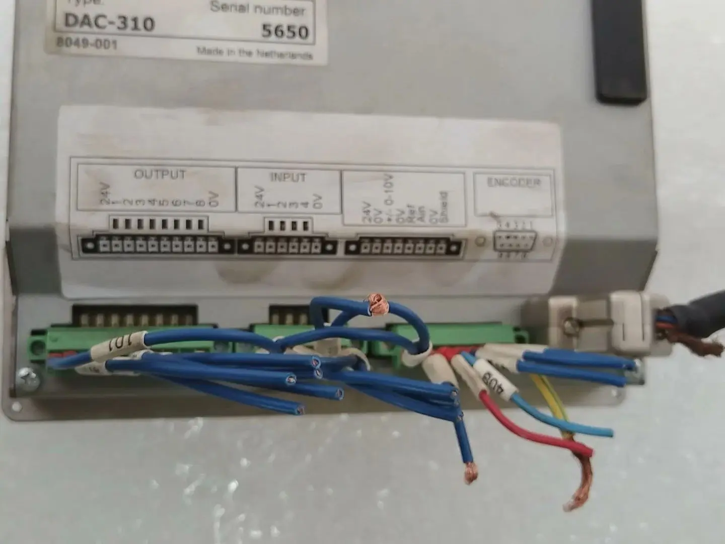 Delem DAC-310용 DAC-310 HMI 화면