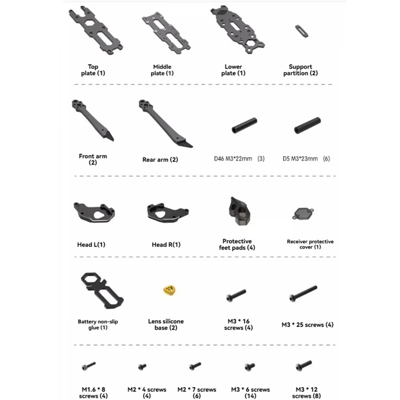 as95-per-speedybee-mario-5-kit-telaio-kit-telaio-drone-in-fibra-di-carbonio-compatibile-con-dji-o3-air-uni-per-droni-rc-freestyle-fpv