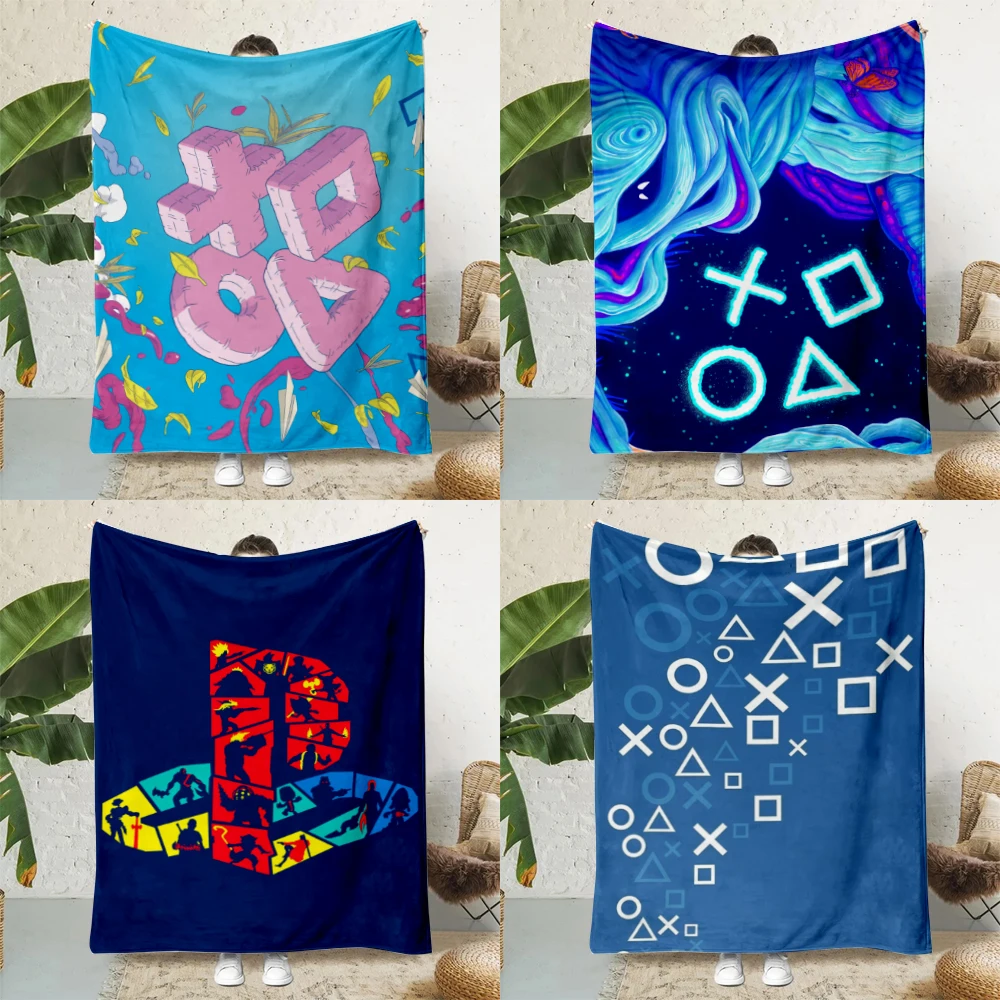 

Hot Games PlayStations ps5 Printed Blanket Picnic Blankets Warm Blanket Soft and Comfortable Blanket Home Travel Birthday Gift