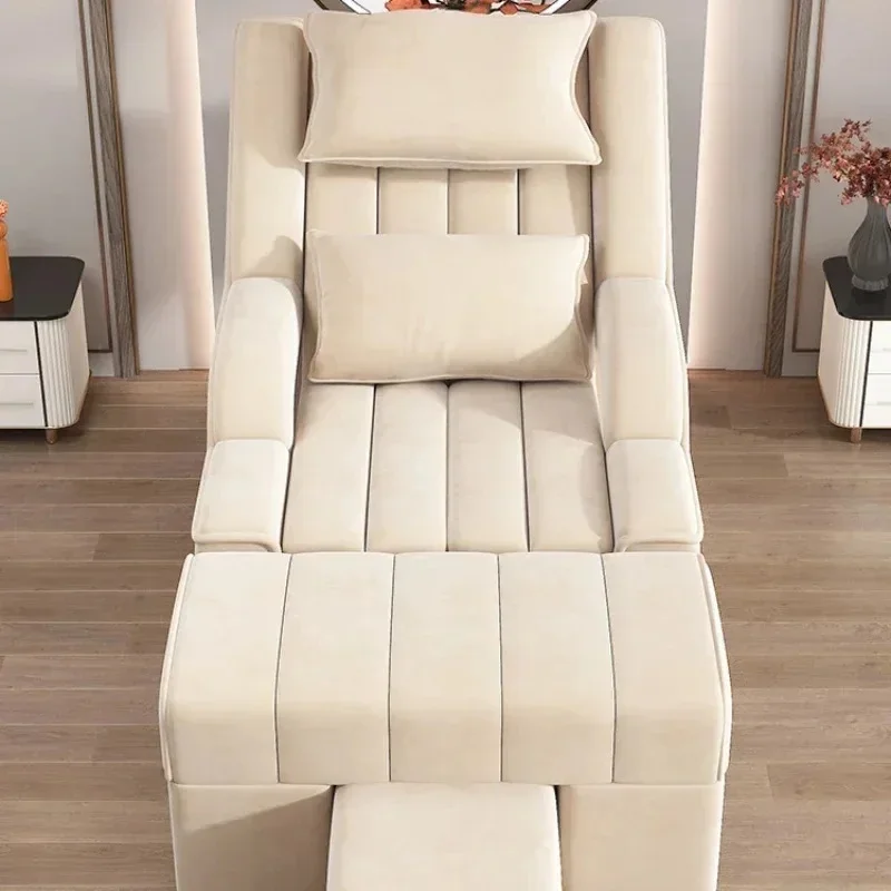 Table for tattooing, eyelashes, massage, pedicure, mattresses, recliner, cosmetic massage table, foldable headrests
