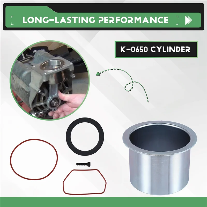 

Высококачественный комплект гильзы цилиндра и колец воздушного компрессора заменяет Craftsman K-0650