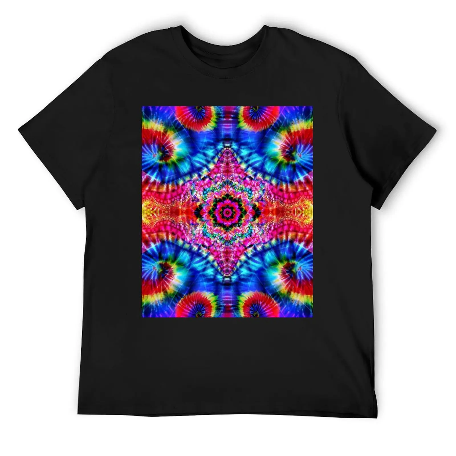 

Tie-Dye Psychedelic / New-Age Hippie Festival T-Shirt tees rapper graphic tees summer shirt vintage t shirts men clothes
