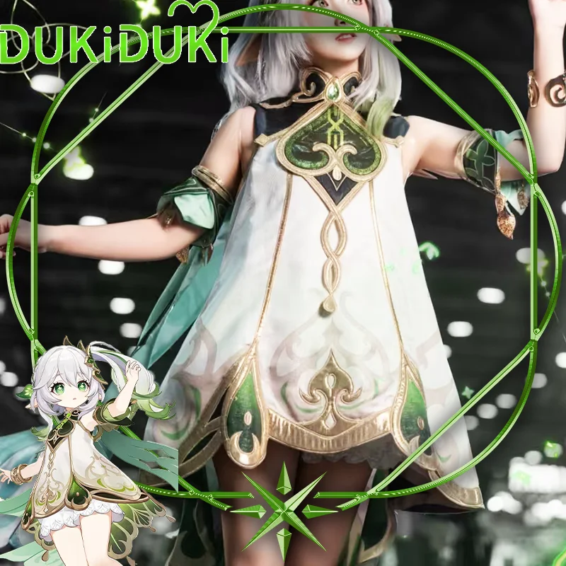 

Genshin Impact, Little Grass God, Cos Fu Naxida Xumi, Little Lucky Female Party, карнавальная форма для ролевых игр, парик