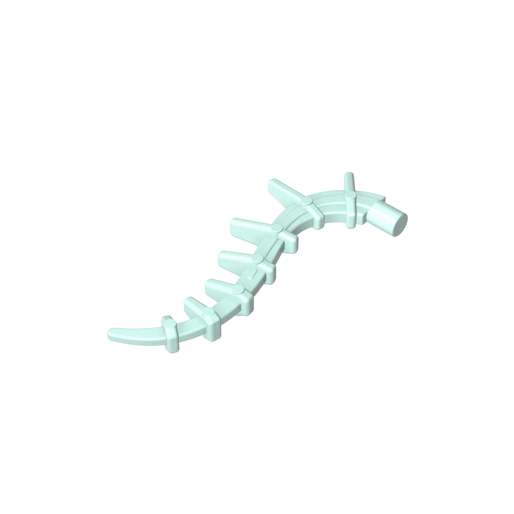 Gobricks GDS-M431 Plant Vine Seaweed / Appendage Spiked / Bionicle Spine compatible with lego 55236 Assembles Building Blocks