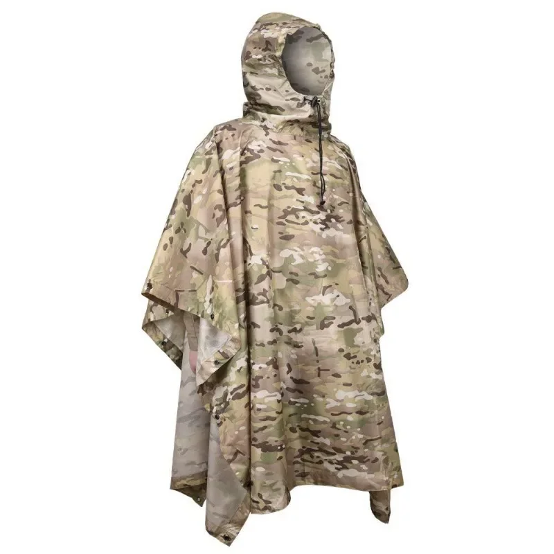 

Multifunctional Raincoat Waterproof Poncho Camouflage Cover for Camping Hunting Clothes Shelter Tent Emergency Raincoat