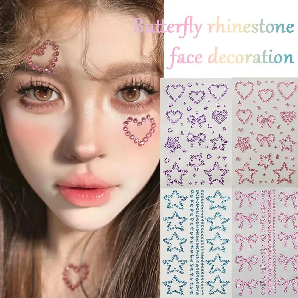 Bambini Gemme 3D Strass Adesivi Muticolor Autoadesivi per Artigianato Strass Bling Forme Assortite Gioielli Regali per Bambini