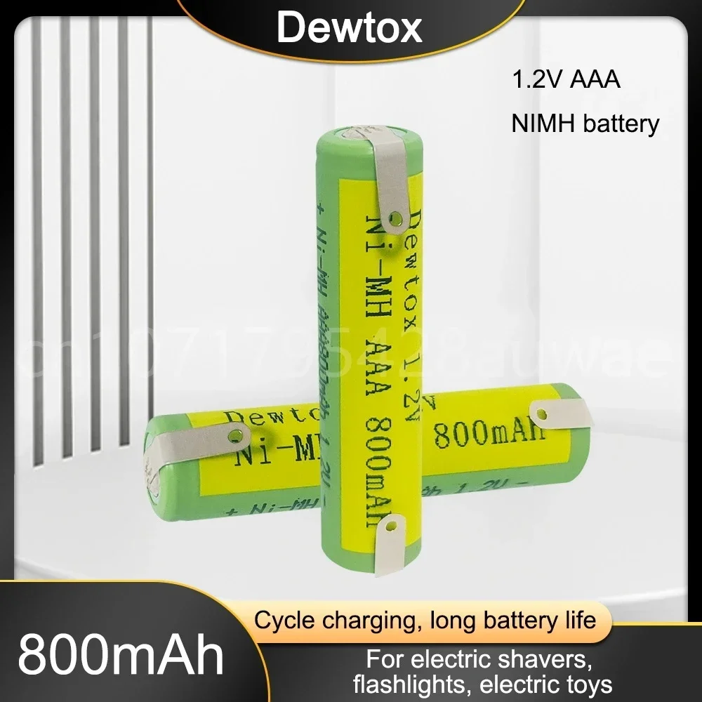 Applicable AAA 800MAH 1.2V 7 Ni-MH Rechargeable Battery with Welding Piece Applicable To Feko Electric Shaver