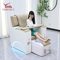 Luxury Modern Electric Pedicure Chair Remote Control Reclining Massage Heated Function Aesthetic Foot Spa Salon/SPA Furniture