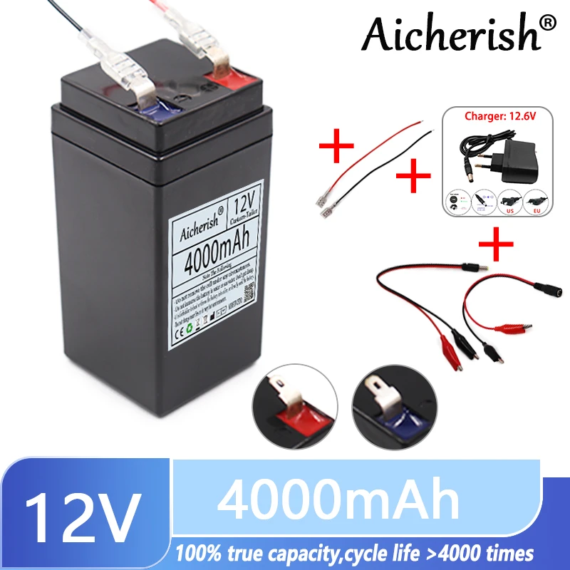 

Original 12V 3S1P Standby Power Boxed 12V 6000mAh Lithium-Ion Battery Pack Is Suitable For Toy Car And LED Lighting.