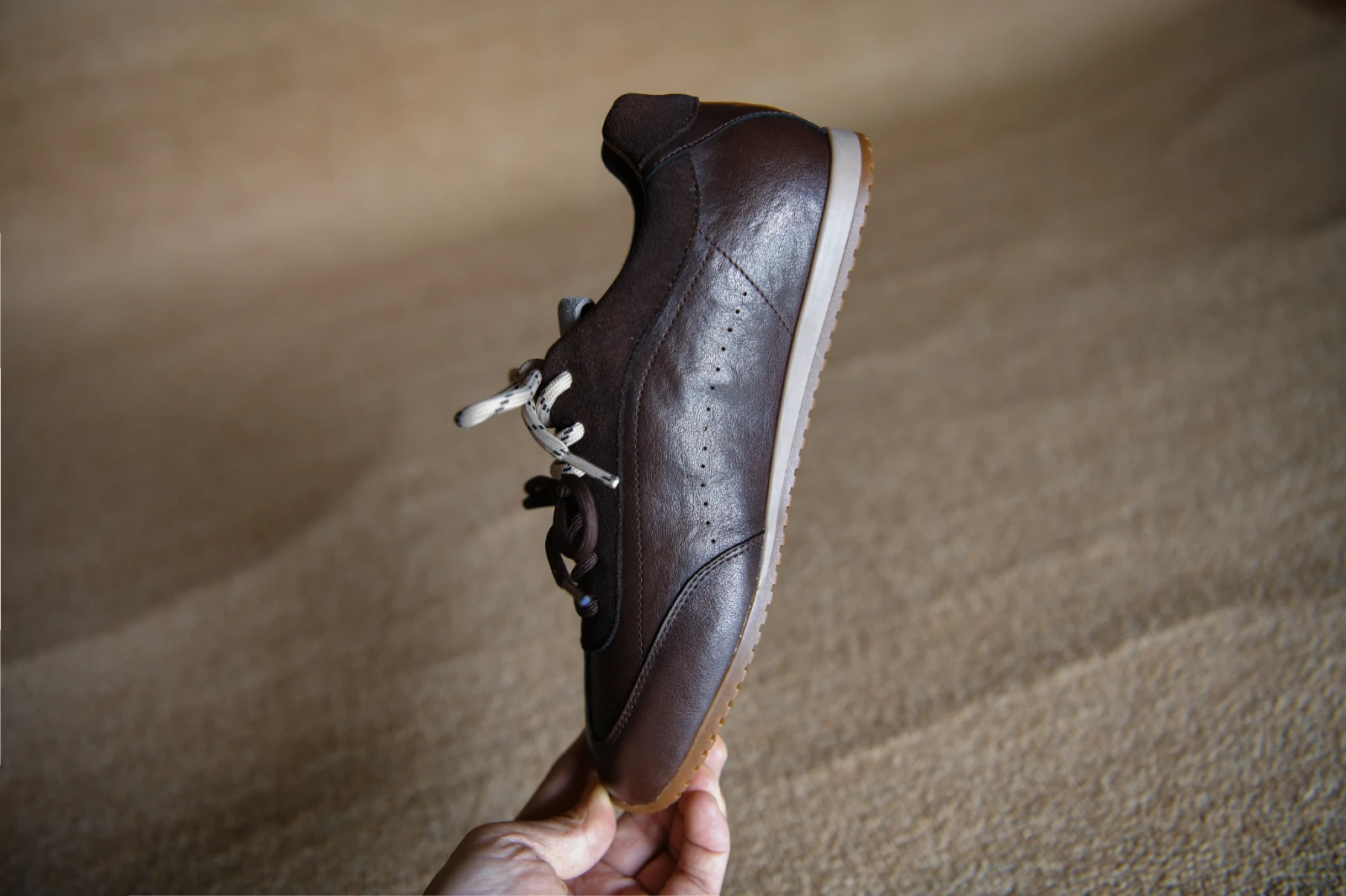 Women's genuine leather patchwork lace-up flats sneakers square toe high quality soft comfortable casual espadrilles shoes woman