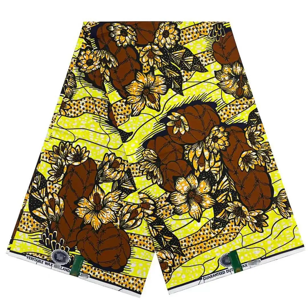 Imagem -05 - Tanga de Cera Africana Verdadeira para Vestido Tanga Holandesa 100 Algodão Verdadeira Pagne vl Original Vls0324 Jardas 100 Algodão 2023