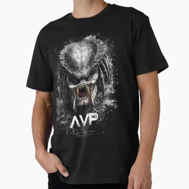 

Alien vs Predator 1212 Space monster movie Alien hunter Gift shirt for man Sci-Fi Horror Graphic Clothes All size Tops S-6XL
